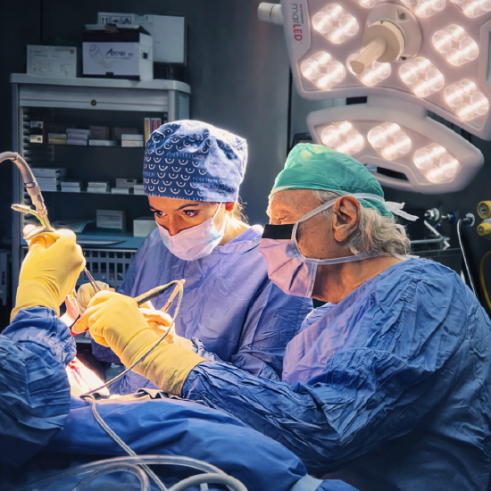 dr.ssa Valentina Pino in sala operatoria